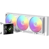 Gamemax CPU Liquid Cooler | GLACIER 360 LCD WH | White