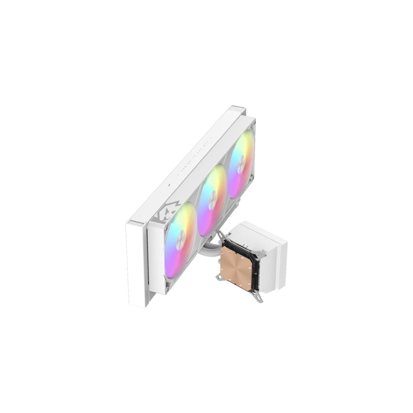Gamemax CPU Liquid Cooler | GLACIER 360 LCD WH | White