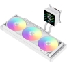 Gamemax CPU Liquid Cooler | GLACIER 360 LCD WH | White