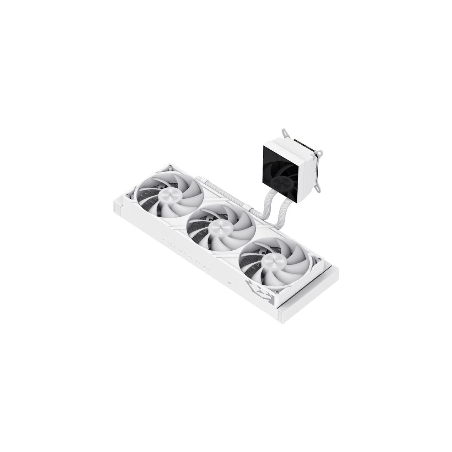 Gamemax CPU Liquid Cooler | GLACIER 360 LCD WH | White