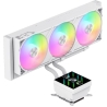 Gamemax CPU Liquid Cooler | GLACIER 360 LCD WH | White