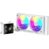 Gamemax CPU Liquid Cooler | GLACIER 240 LCD WH | White