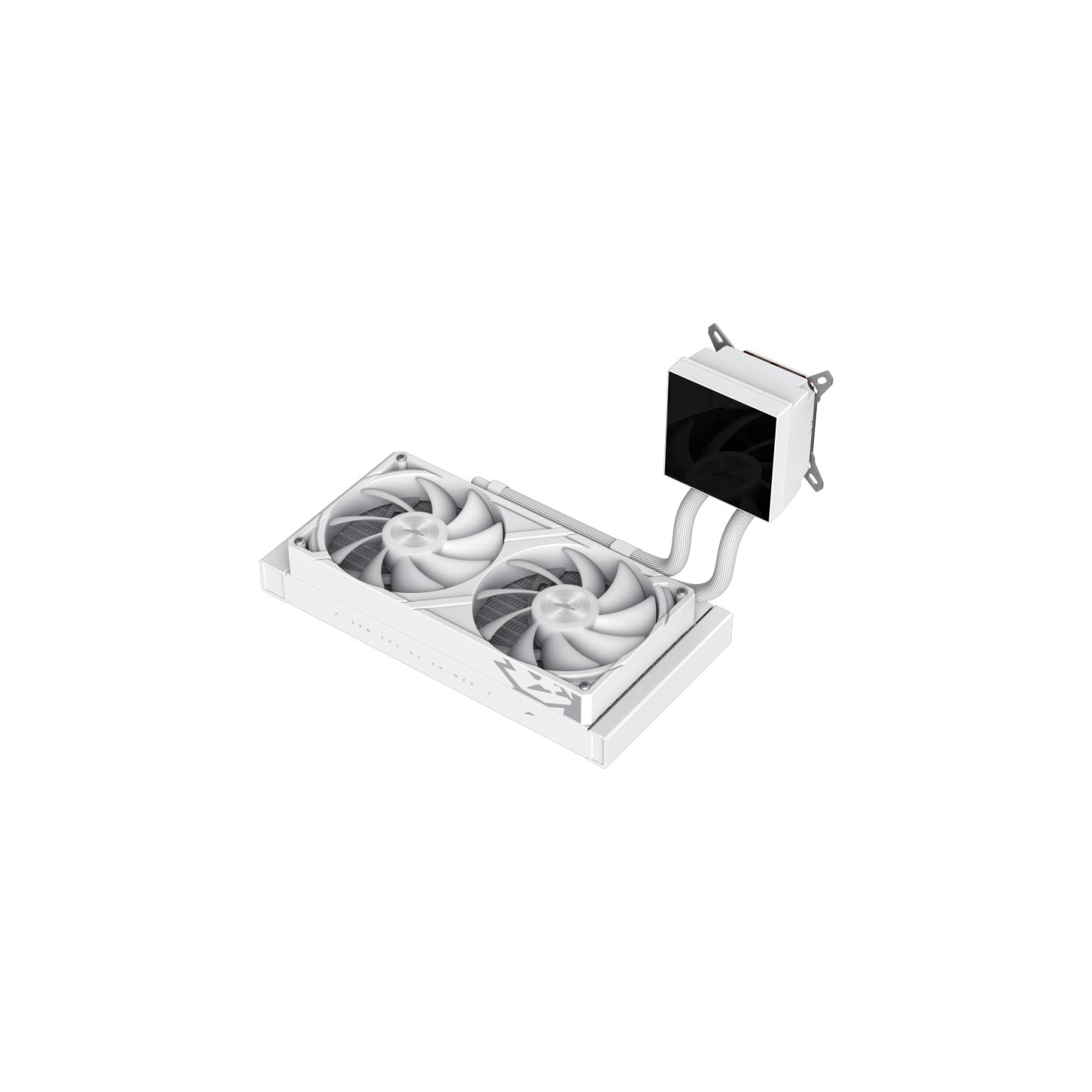 Gamemax CPU Liquid Cooler | GLACIER 240 LCD WH | White