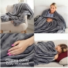 Bodi-Tek COZY Snuggle Blanket Heated Throw 130 x 160cm, Gray