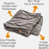 Bodi-Tek COZY Snuggle Blanket Heated Throw 130 x 160cm, Gray