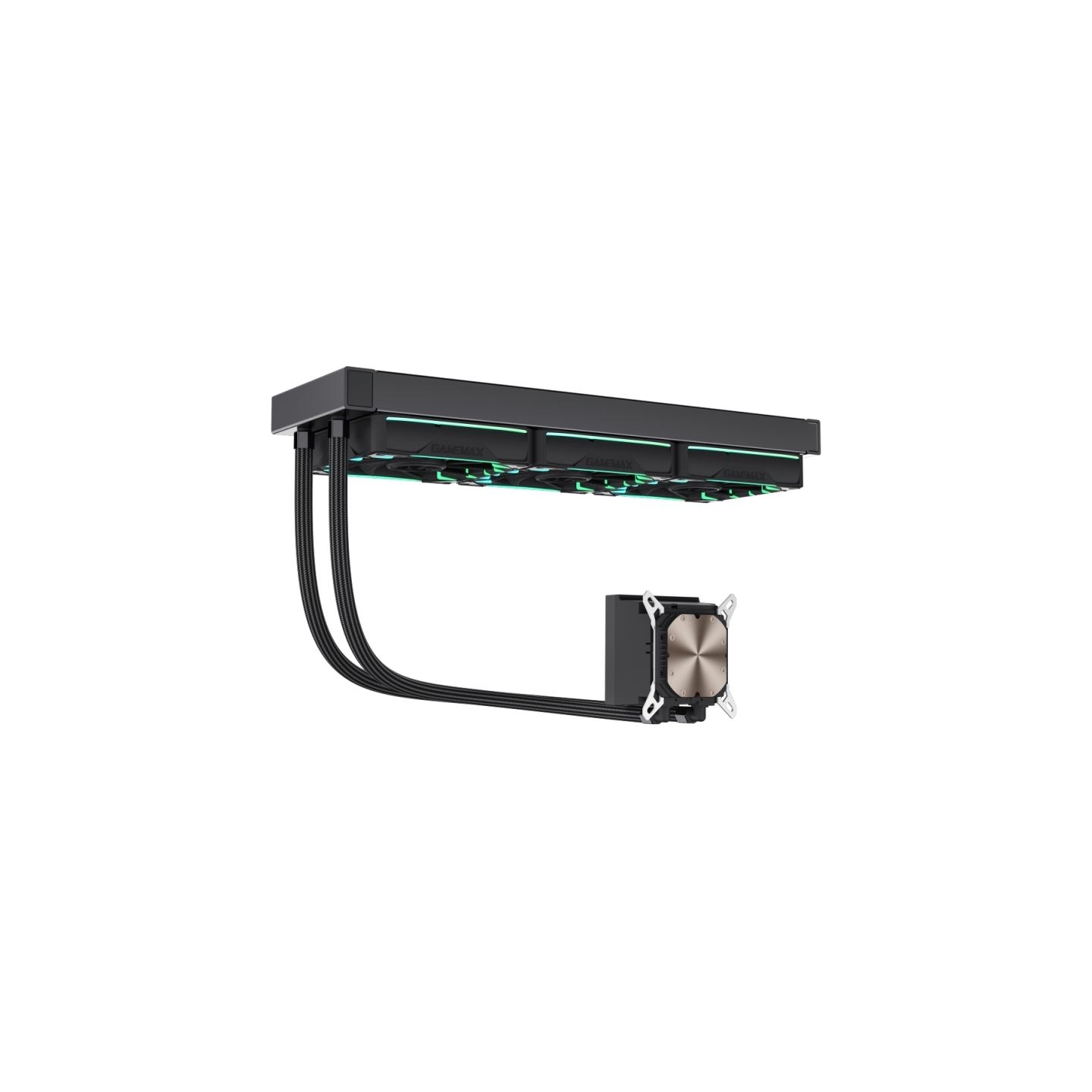 Gamemax CPU Liquid Cooler | HAILSTORM 360 LCD BK | Black