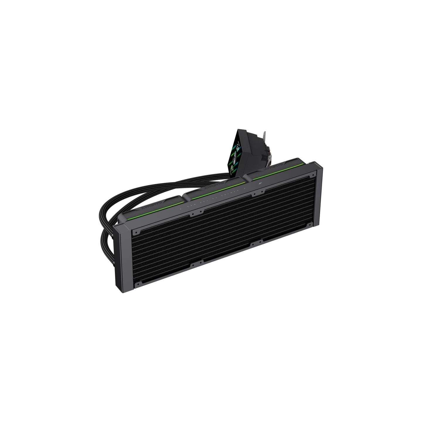 Gamemax CPU Liquid Cooler | HAILSTORM 360 LCD BK | Black