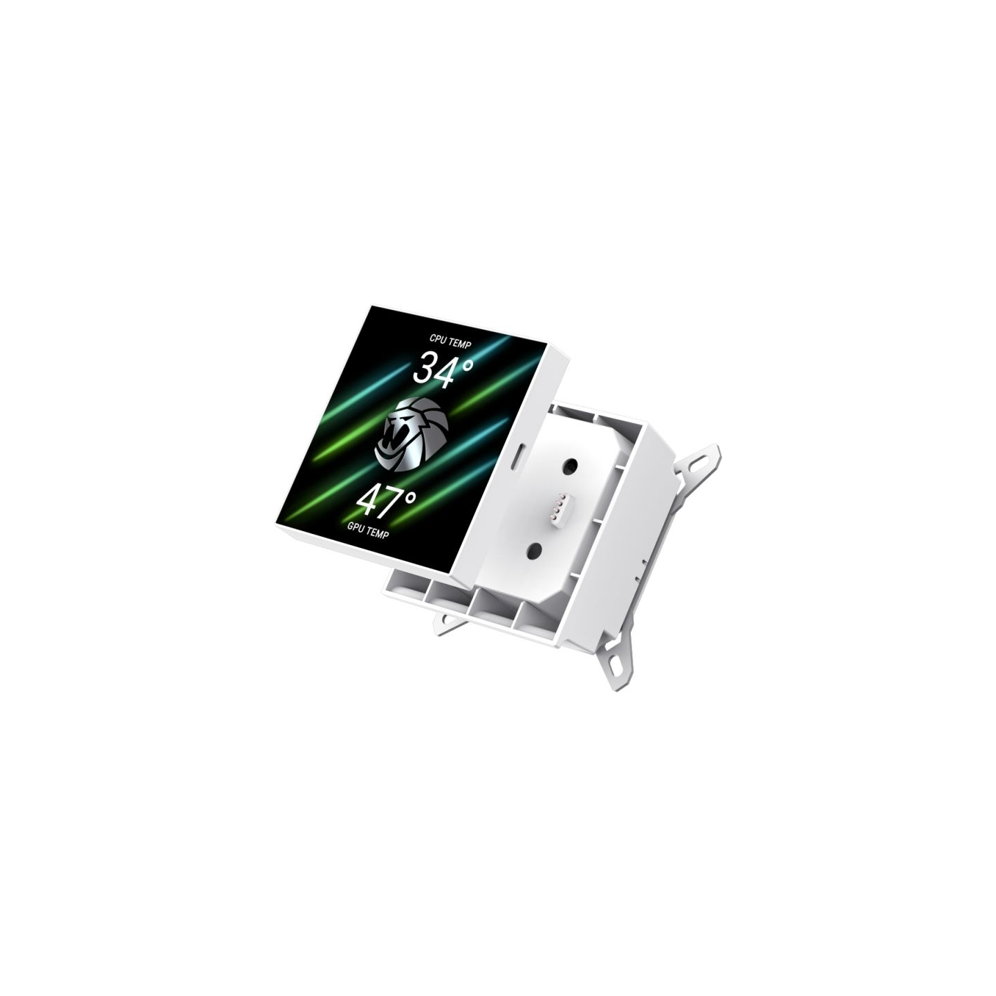 Gamemax CPU Liquid Cooler | HAILSTORM 360 LCD WH | White