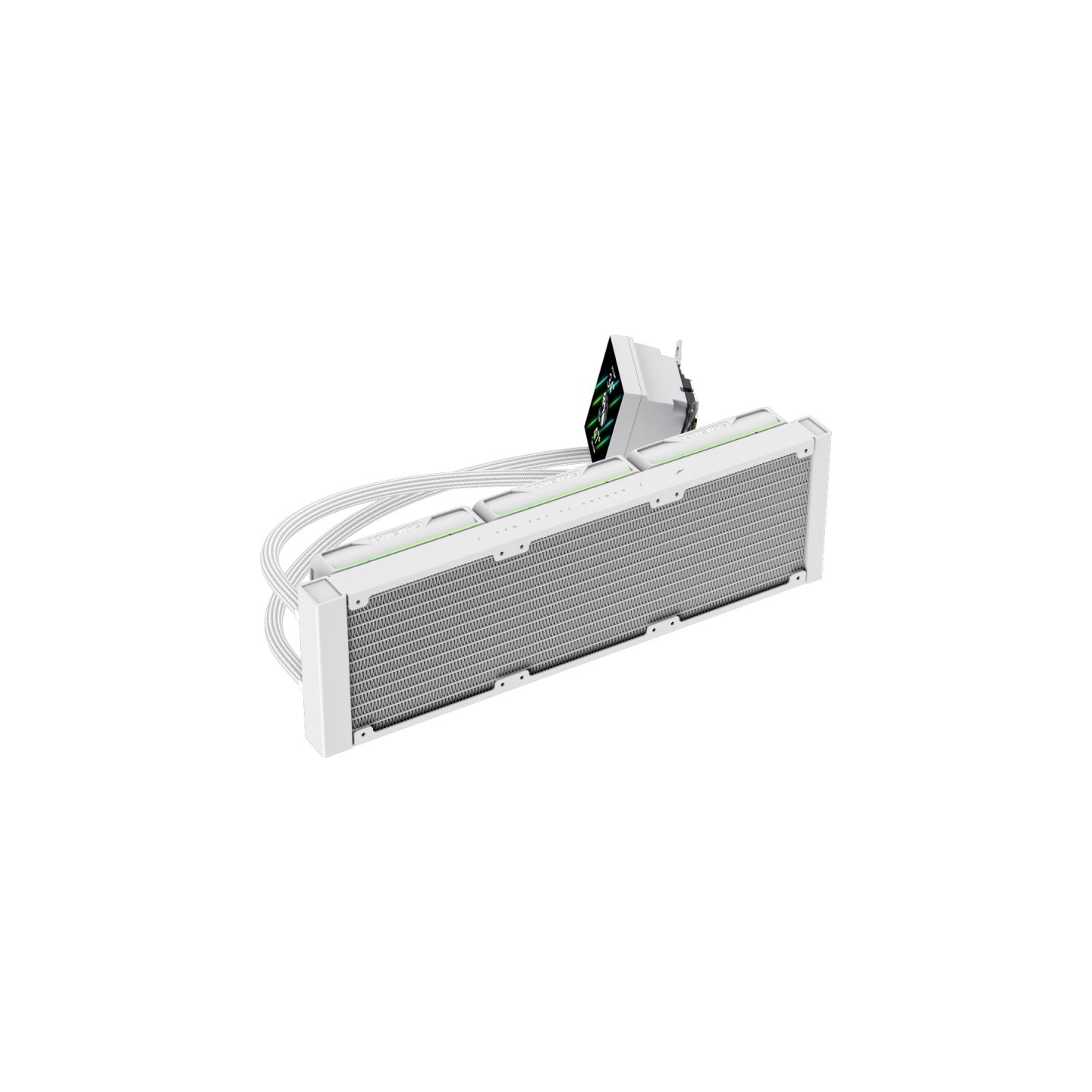 Gamemax CPU Liquid Cooler | HAILSTORM 360 LCD WH | White