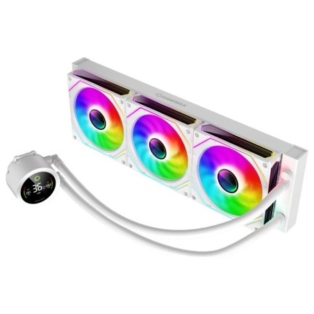 Gamemax CPU Liquid Cooler | ICEBURG 360 DIGITAL WH | White