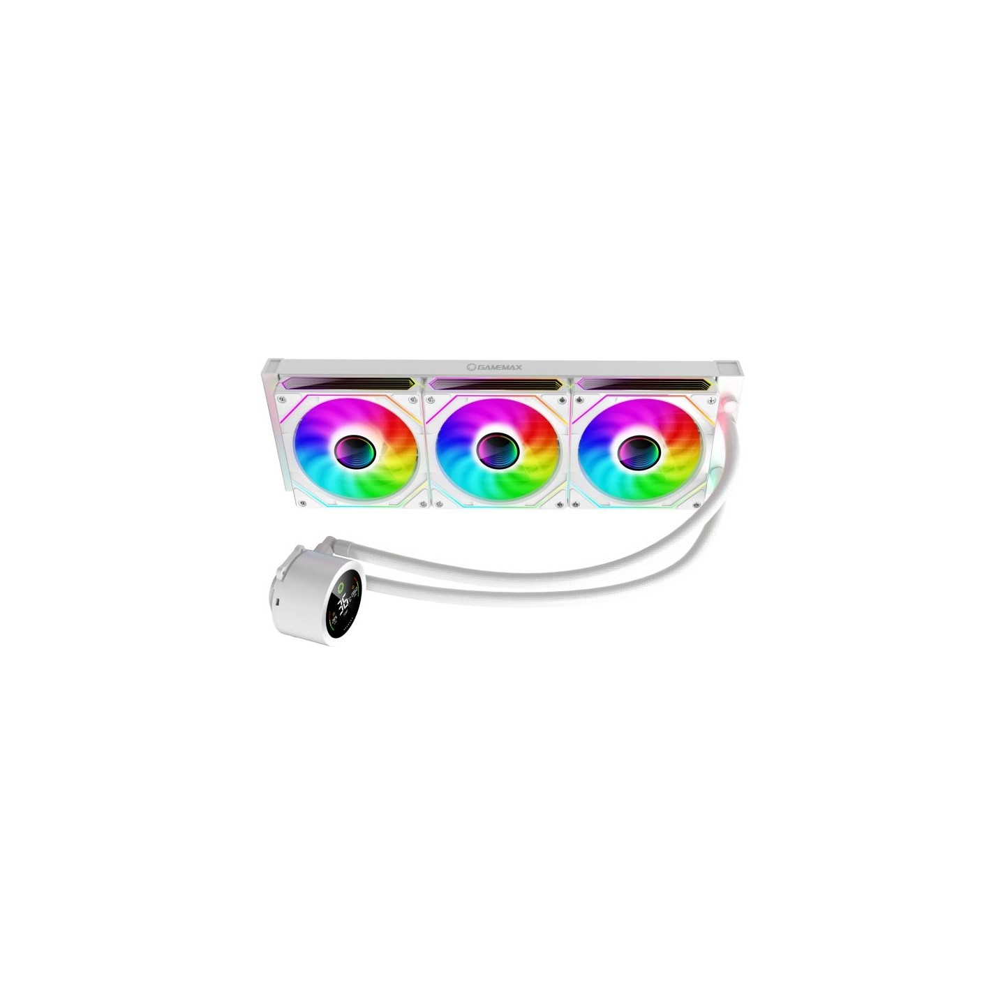 Gamemax CPU Liquid Cooler | ICEBURG 360 DIGITAL WH | White