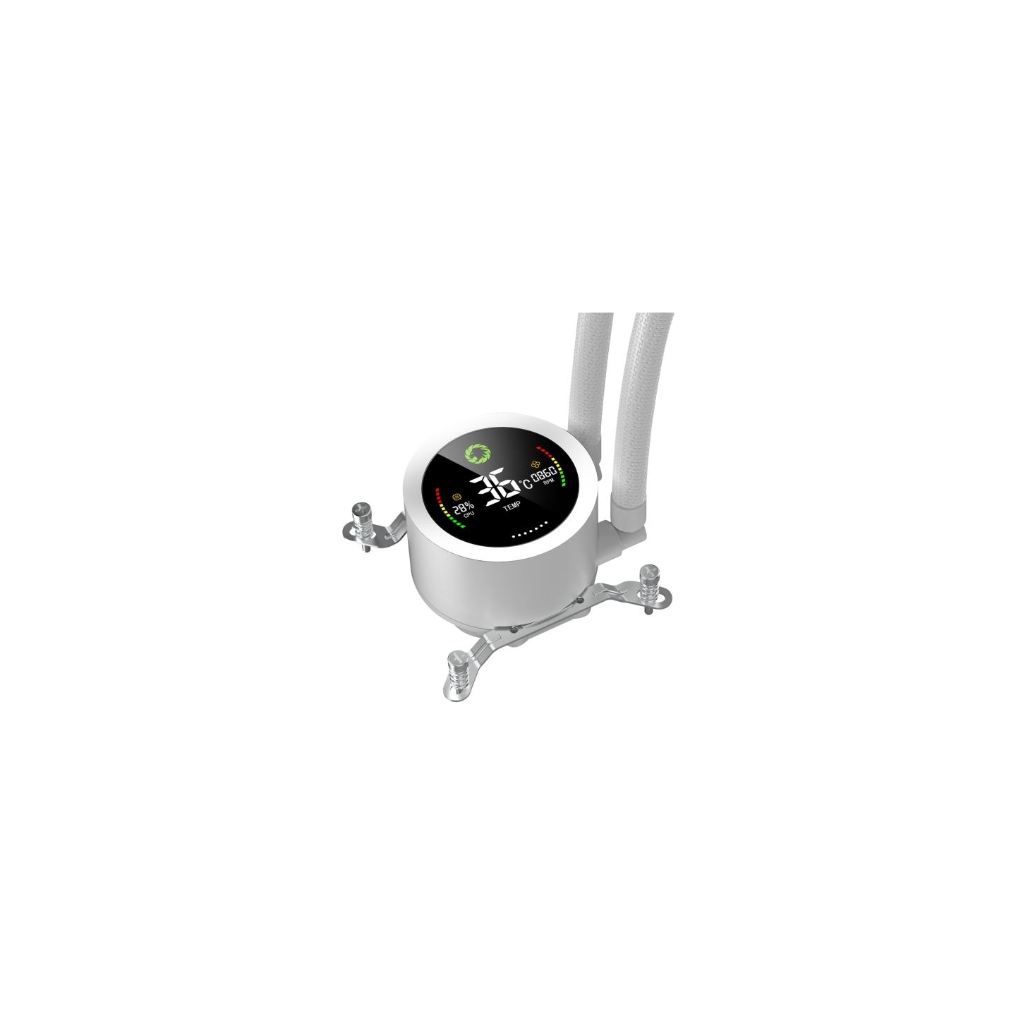 Gamemax CPU Liquid Cooler | ICEBURG 360 DIGITAL WH | White