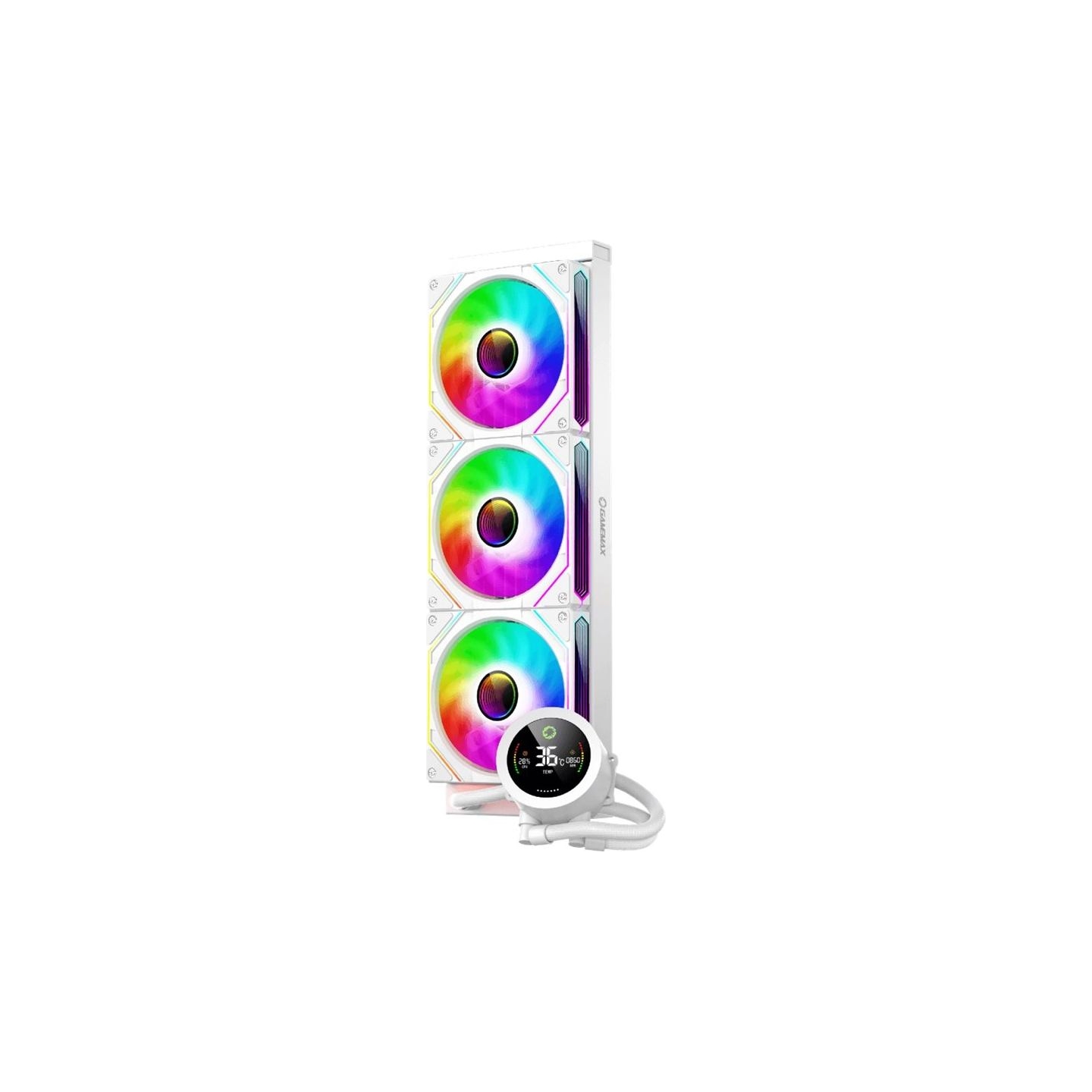 Gamemax CPU Liquid Cooler | ICEBURG 360 DIGITAL WH | White