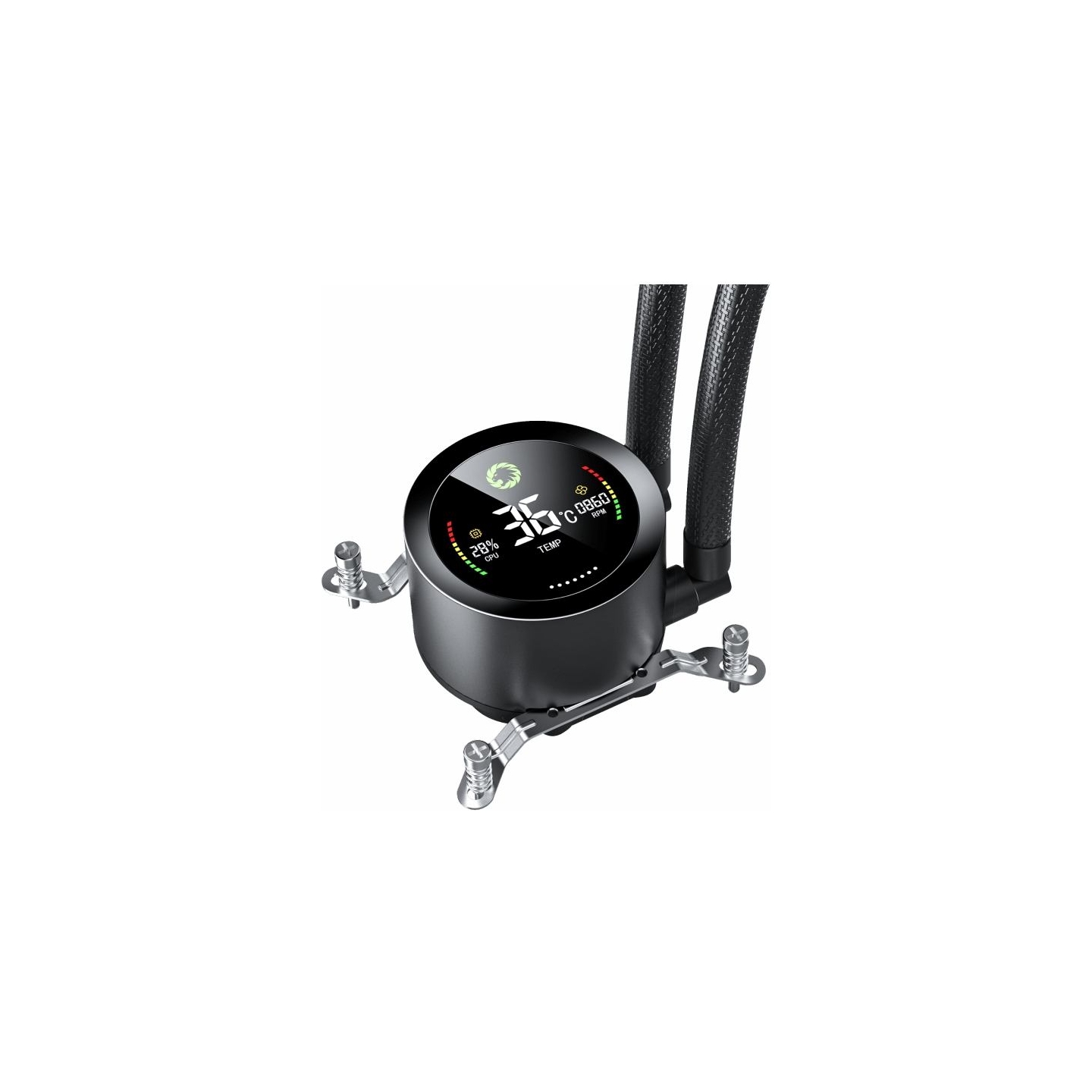 Gamemax CPU Liquid Cooler | ICEBURG 240 DIGITAL BK | Black