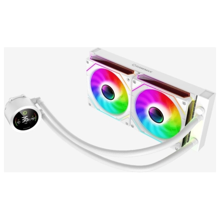 Gamemax CPU Liquid Cooler | ICEBURG 240 DIGITAL WH | White