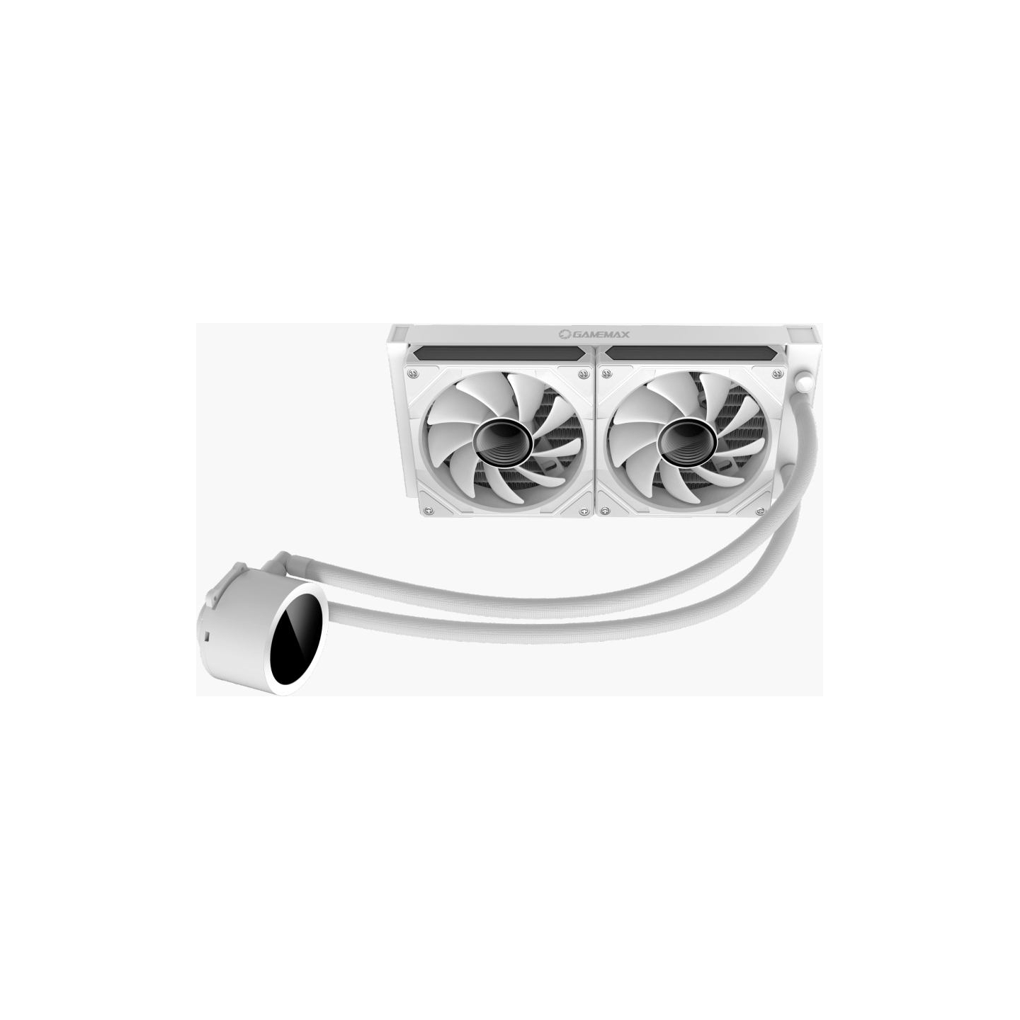 Gamemax CPU Liquid Cooler | ICEBURG 240 DIGITAL WH | White