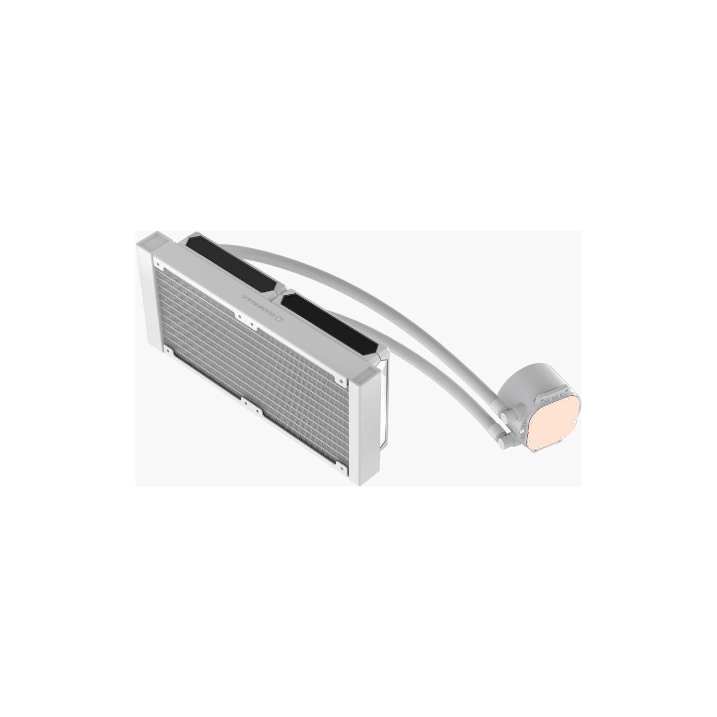 Gamemax CPU Liquid Cooler | ICEBURG 240 DIGITAL WH | White