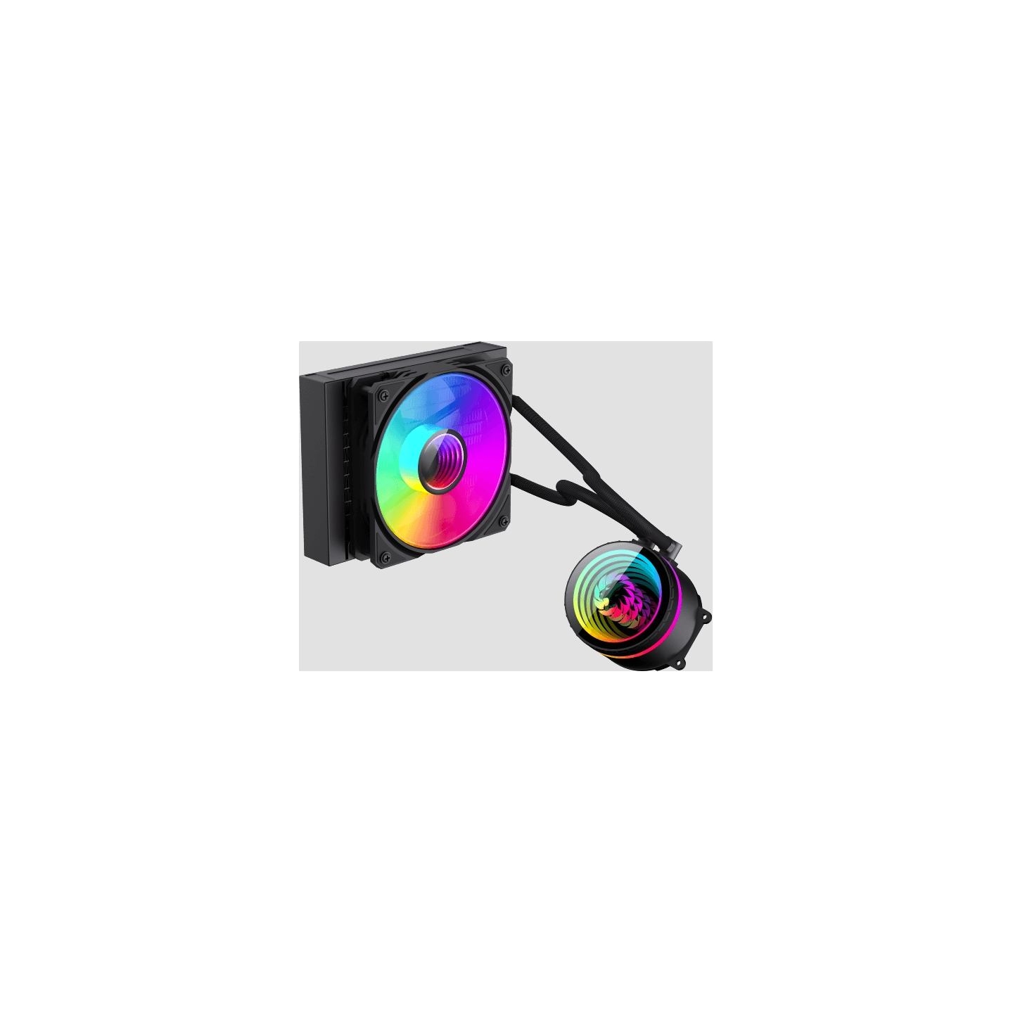 Gamemax CPU Liquid Cooler | ICEBURG 120 BK | Black