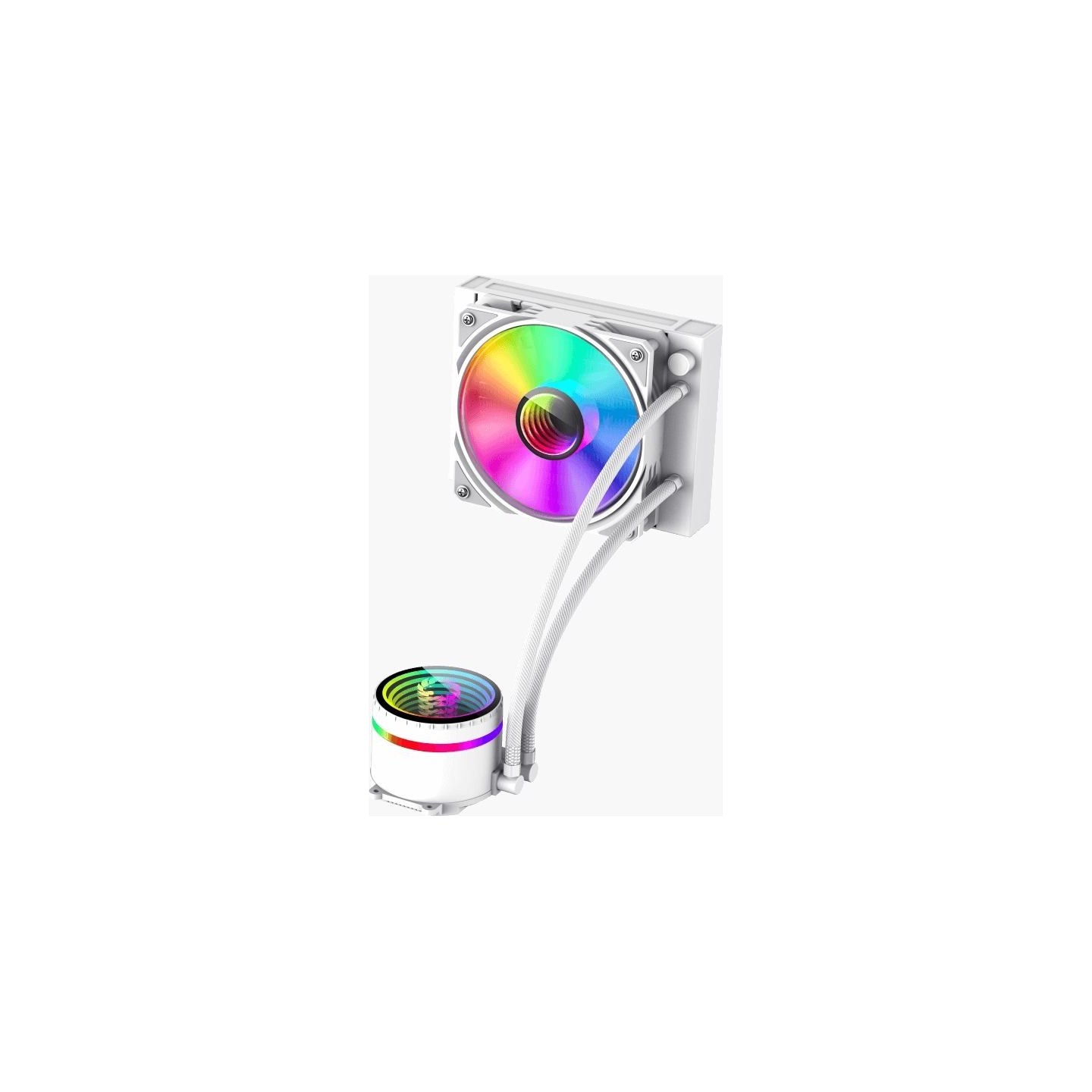 Gamemax CPU Liquid Cooler | ICEBURG 120 WT | White