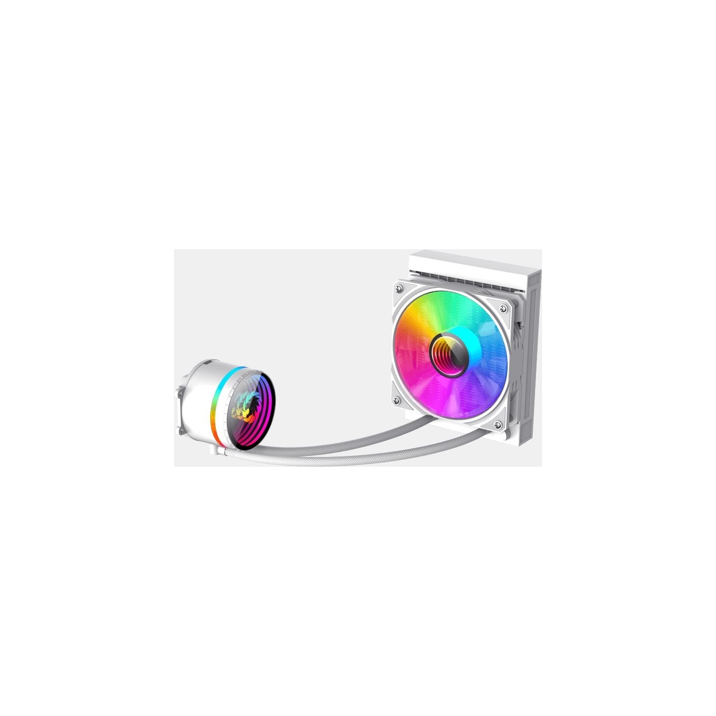 Gamemax CPU Liquid Cooler | ICEBURG 120 WT | White