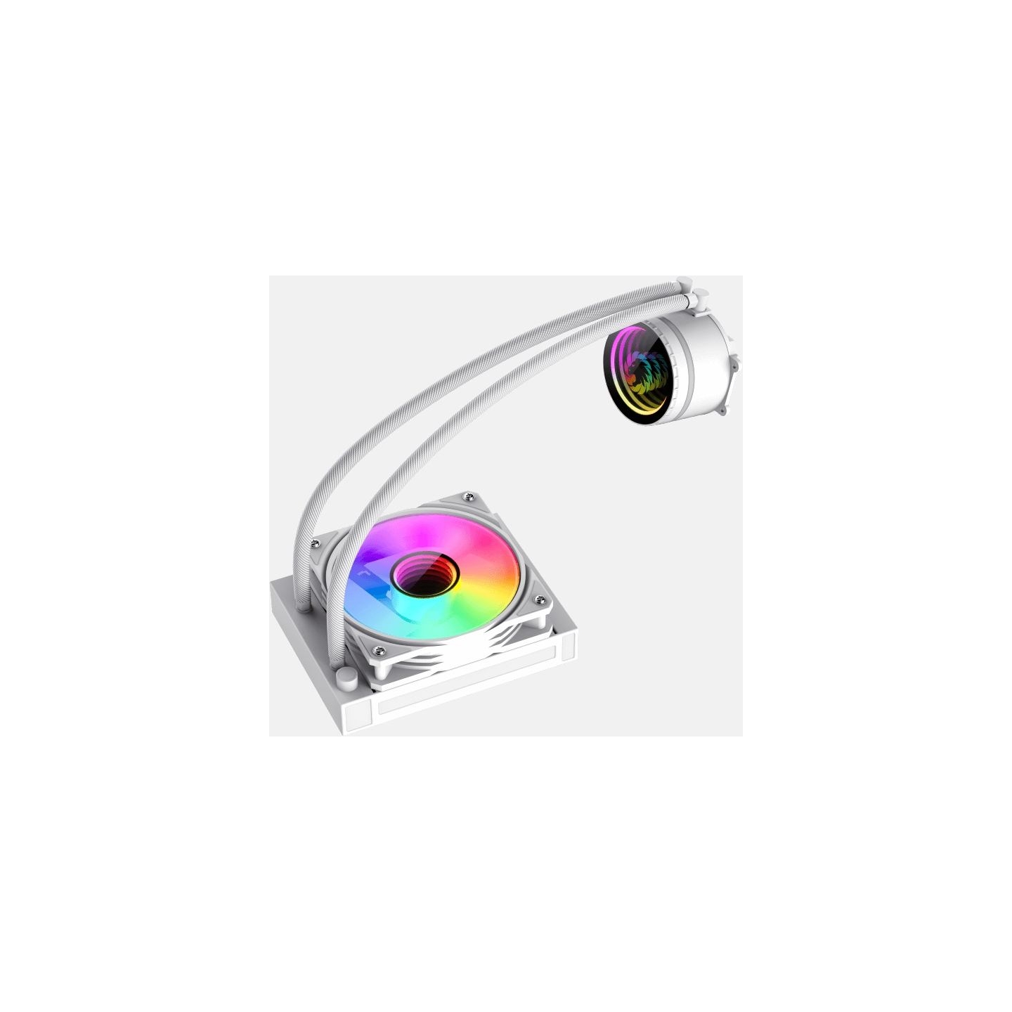 Gamemax CPU Liquid Cooler | ICEBURG 120 WT | White
