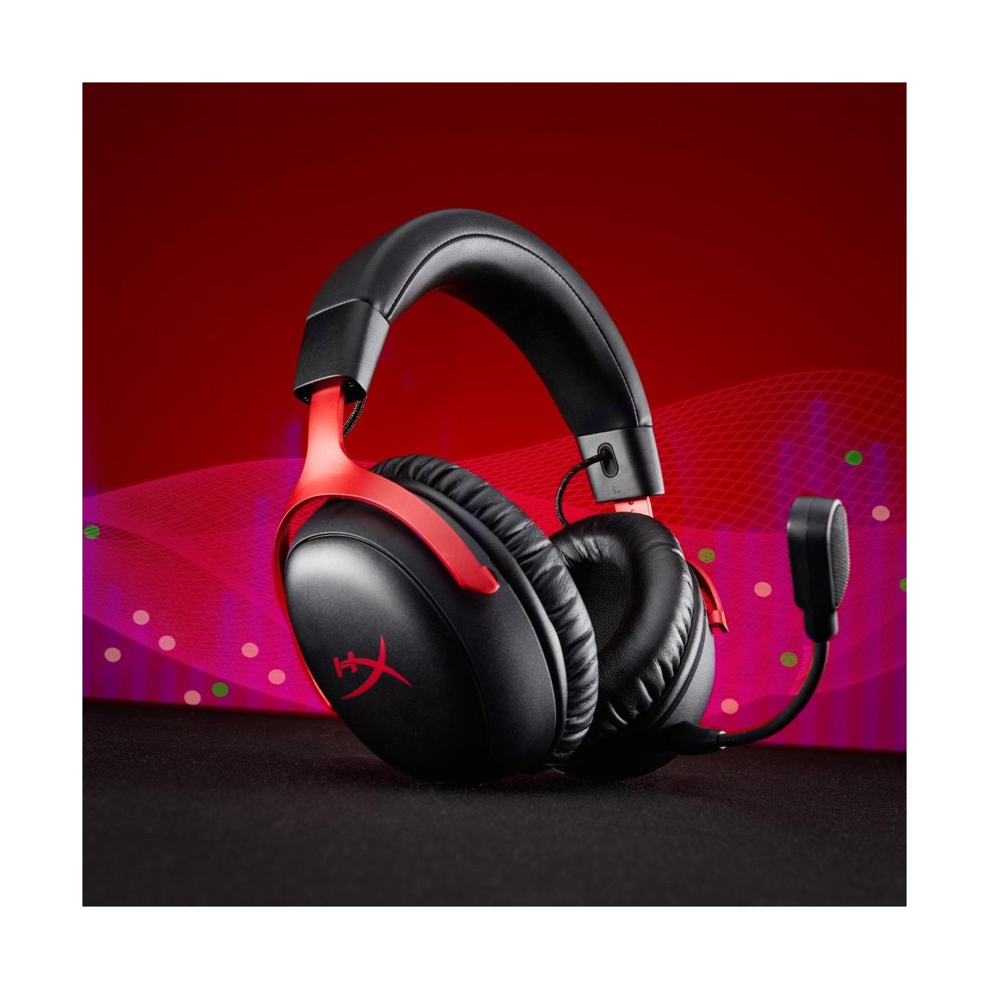 Hyperx Headset Cloud III S Wireless / A59Z0AA Red on Black / A59Z0AA