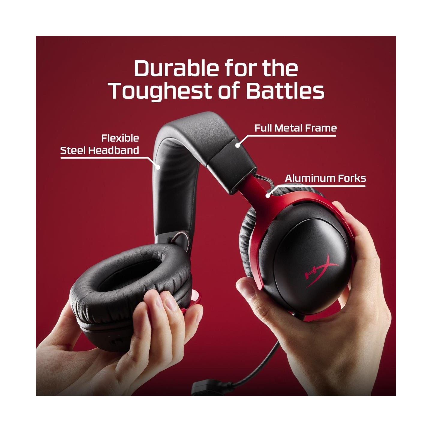 Hyperx Headset HyperX Cloud III S Wireless Black-Red Gaming A59Z0AA