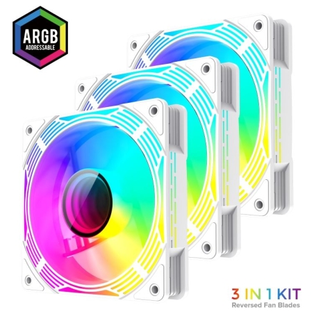 Gamemax Case Fan | KF300R WH | White