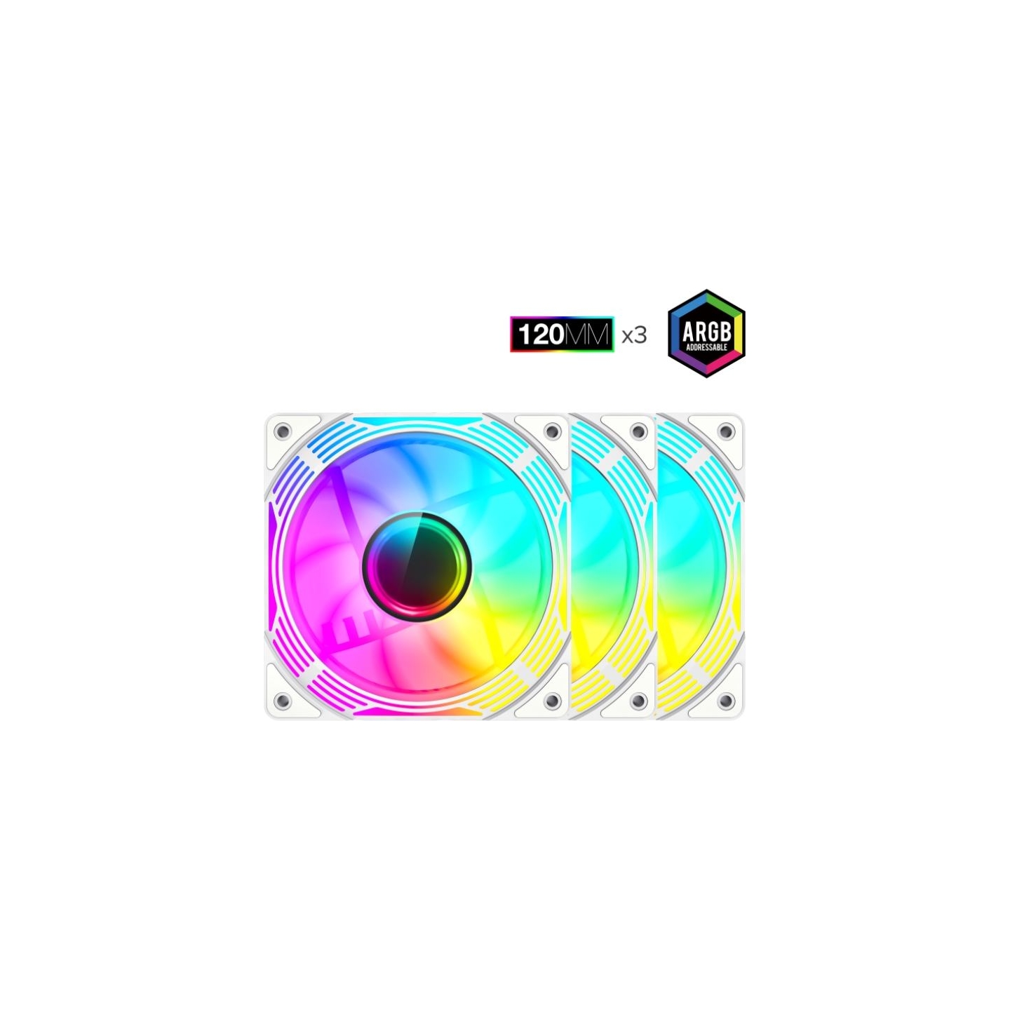 Gamemax Case Fan | KF300R WH | White