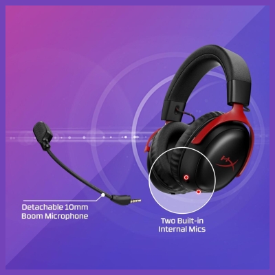 Hyperx Headset HyperX Cloud III S Wireless Black-Red Gaming A59Z0AA