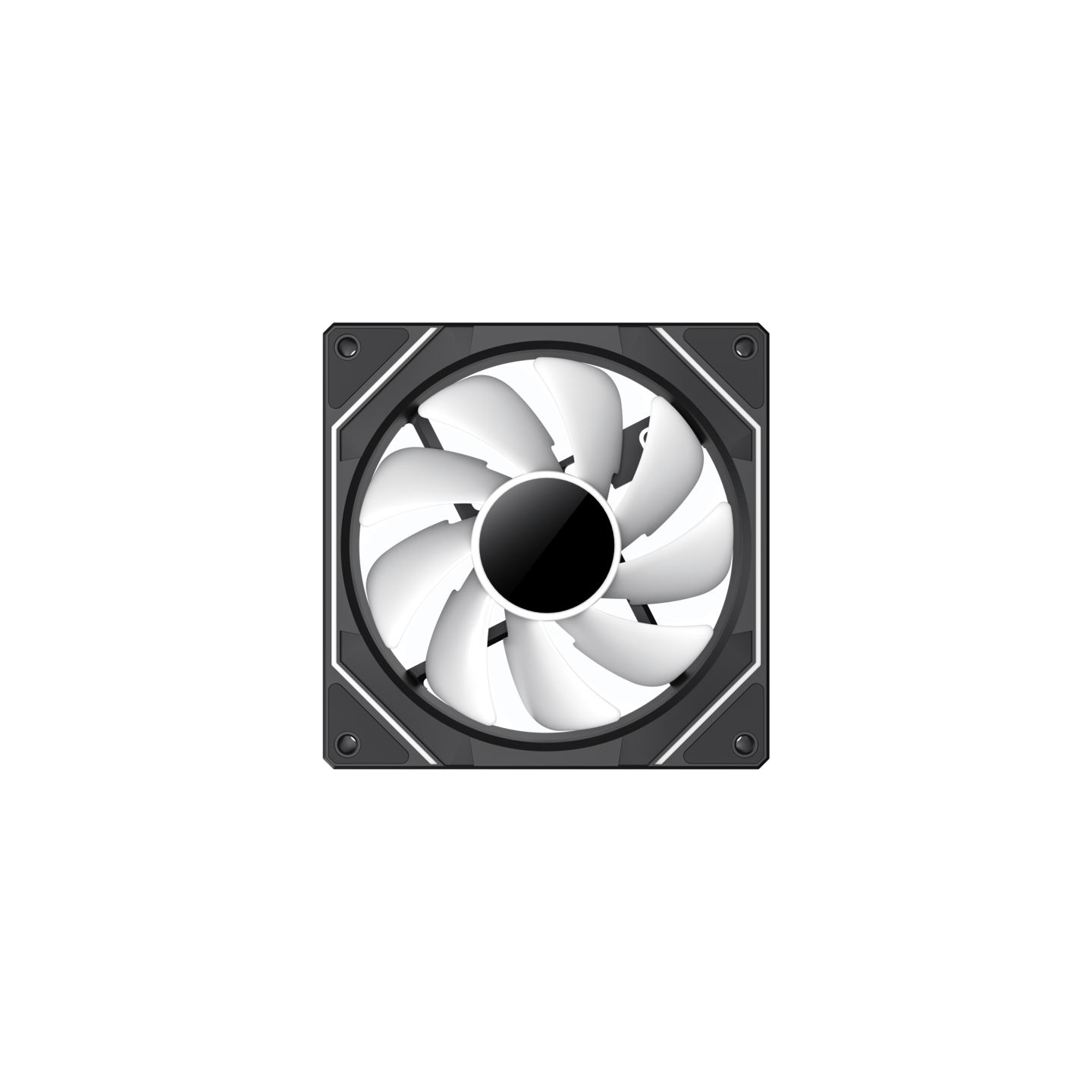 Gamemax Case Fan | FN12A-S8I | Black