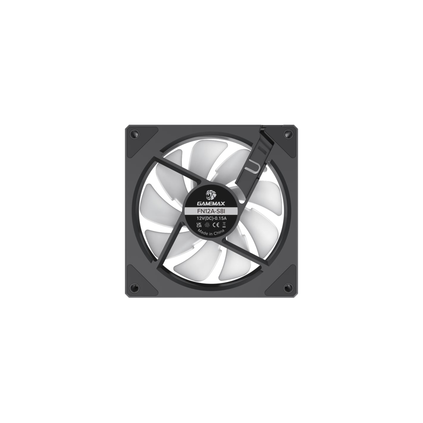 Gamemax Case Fan | FN12A-S8I | Black