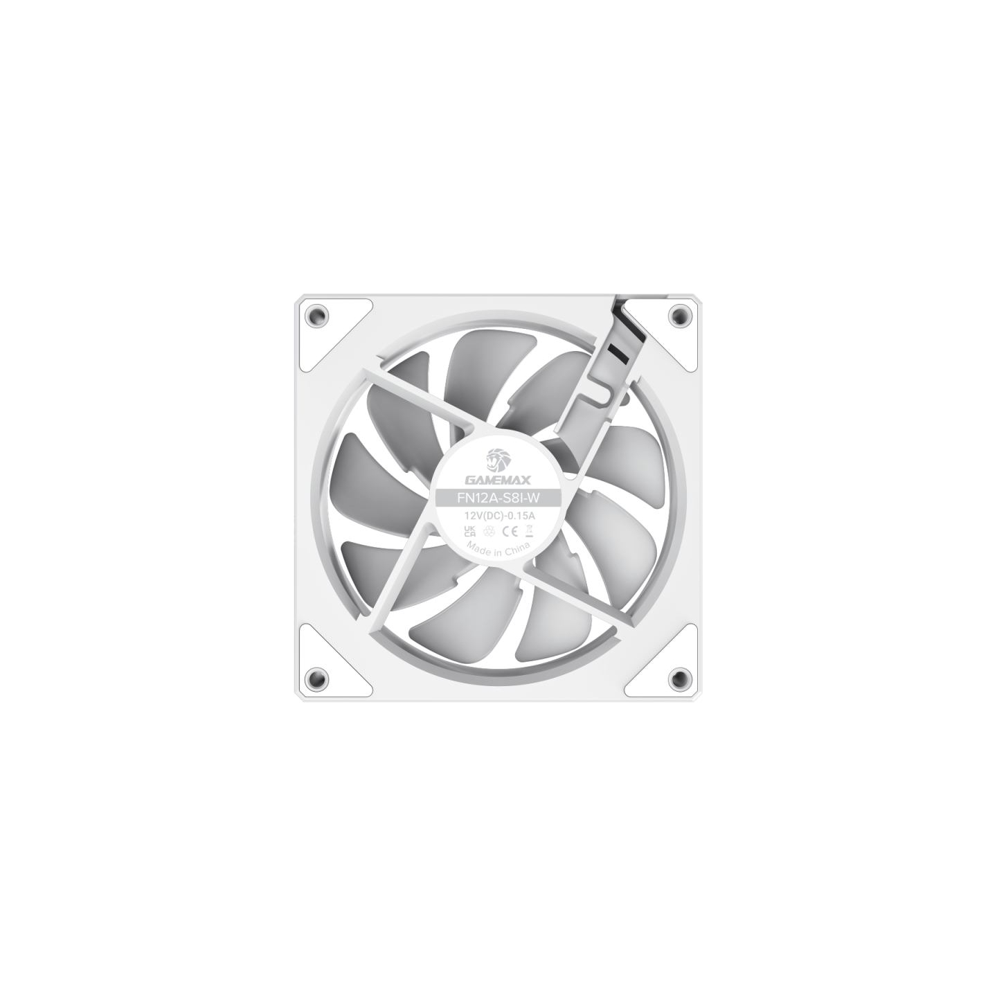 Gamemax Case Fan | FN12A-S8I-W | White