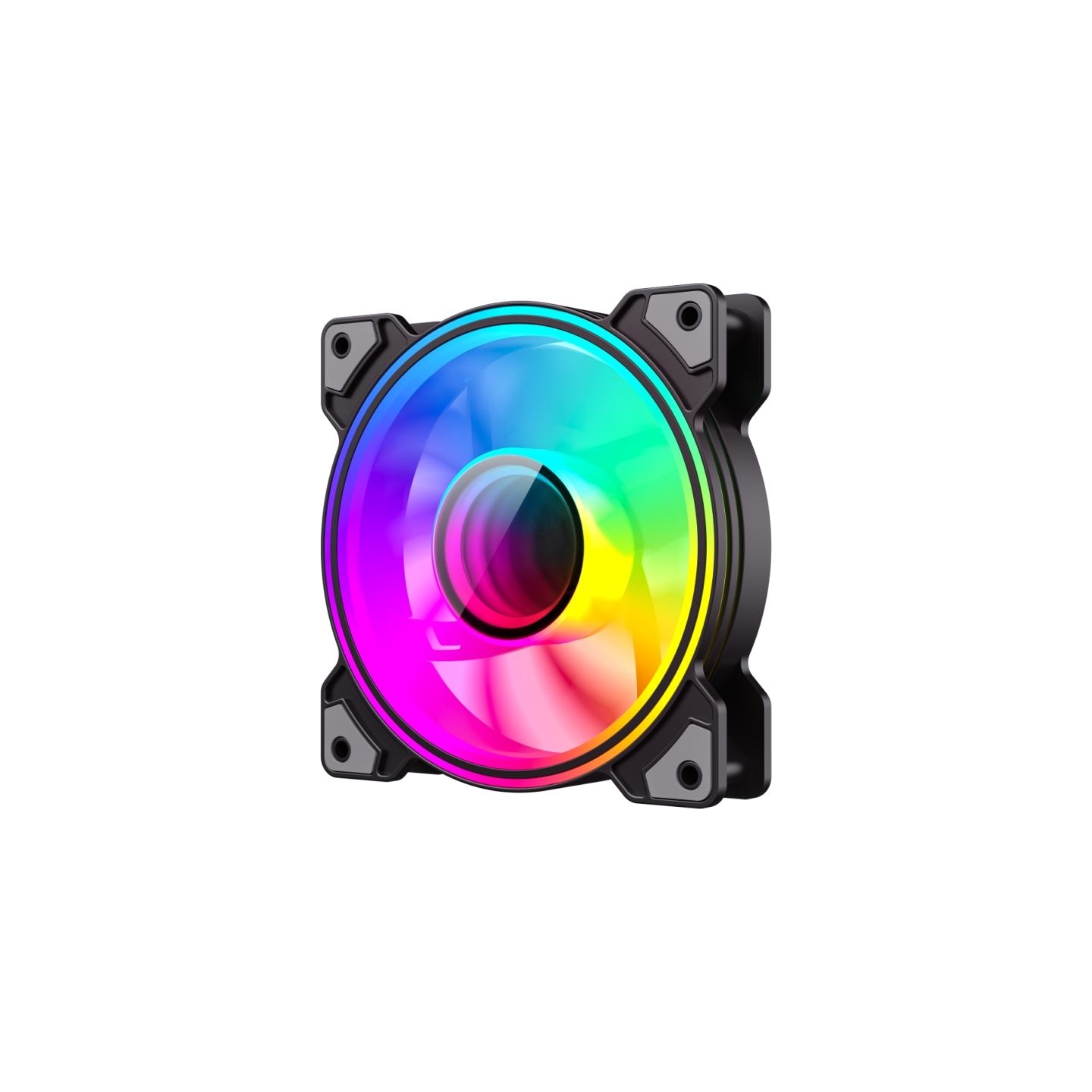 Gamemax Case Fan | DUAL RING INFINITY BK | Black