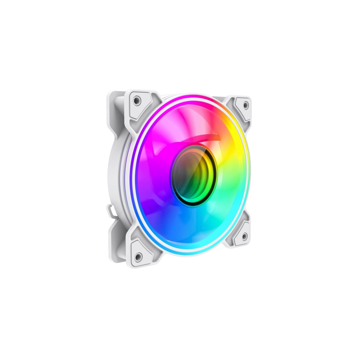 Gamemax Case Fan | DUAL RING INFINITY WH | White