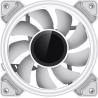 Gamemax Case Fan | DUAL RING INFINITY WH | White
