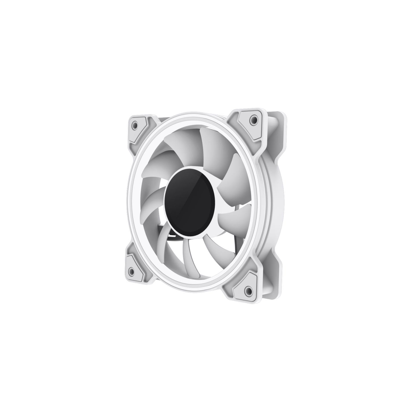 Gamemax Case Fan | DUAL RING INFINITY WH | White