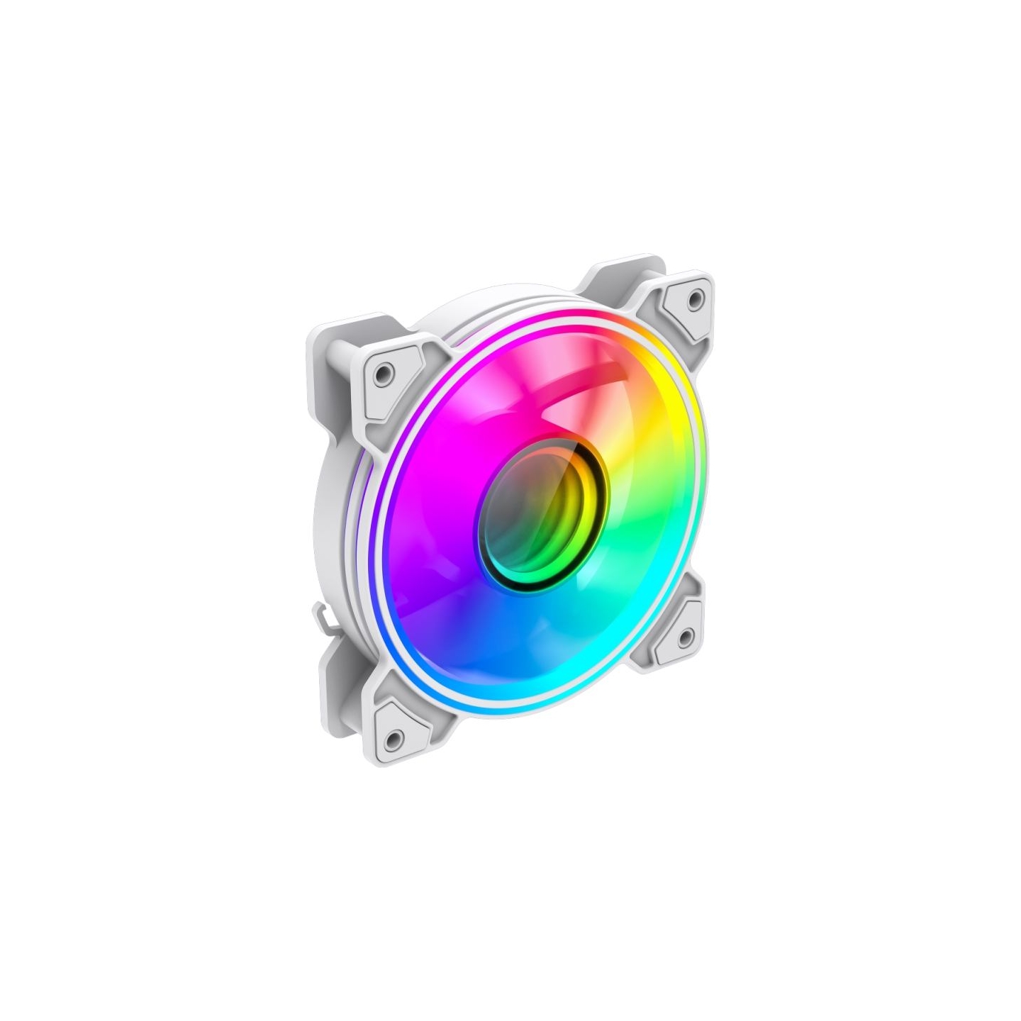 Gamemax Case Fan | DUAL RING INFINITY WH | White