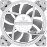 Gamemax Case Fan | DUAL RING INFINITY WH | White
