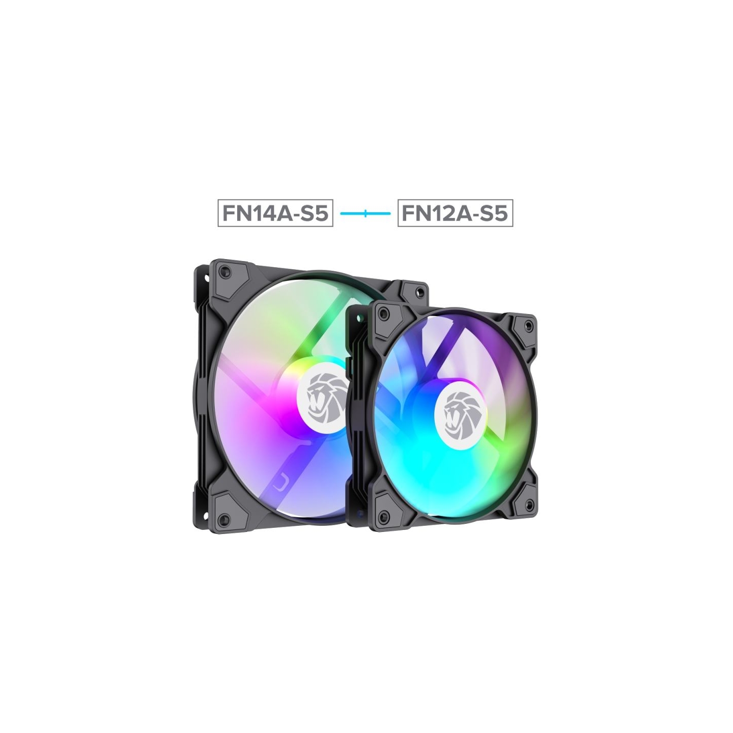 Gamemax Case Fan | FN14A-S5 | Black