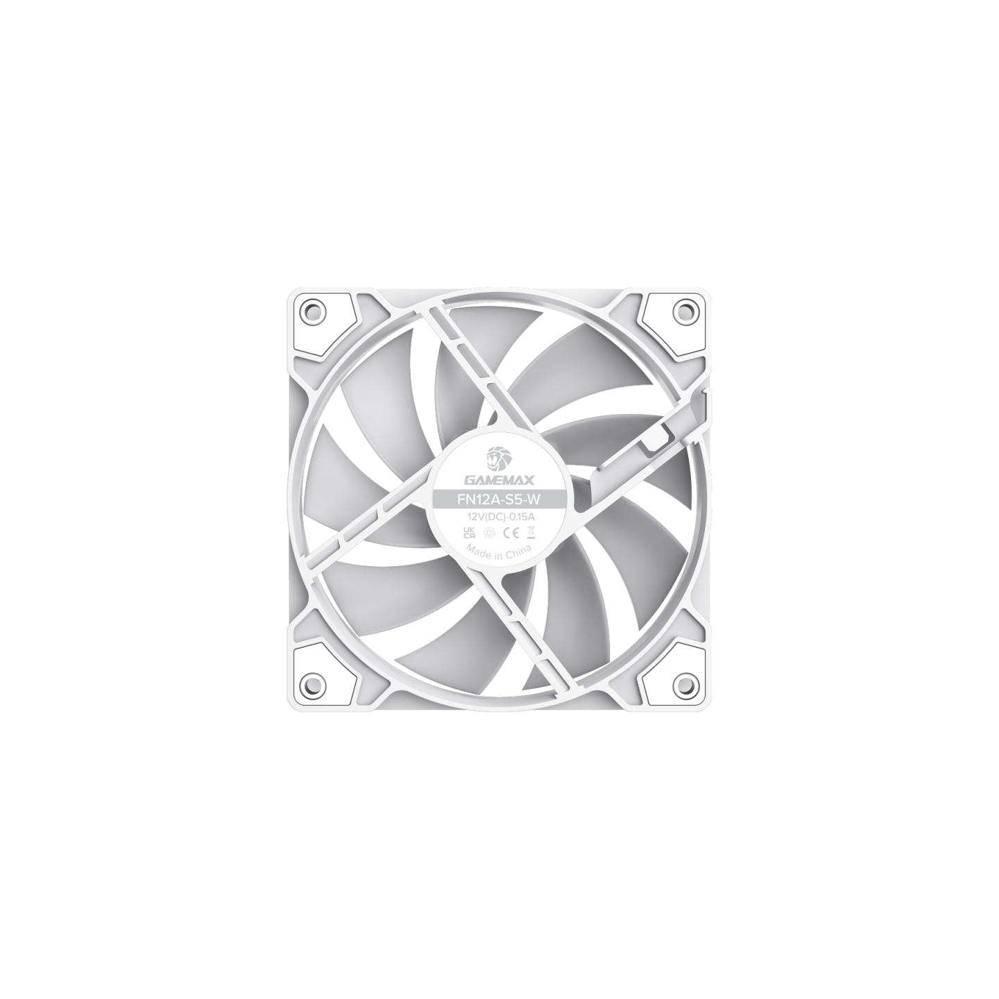 Gamemax Case Fan | FN12A-S5-W | White