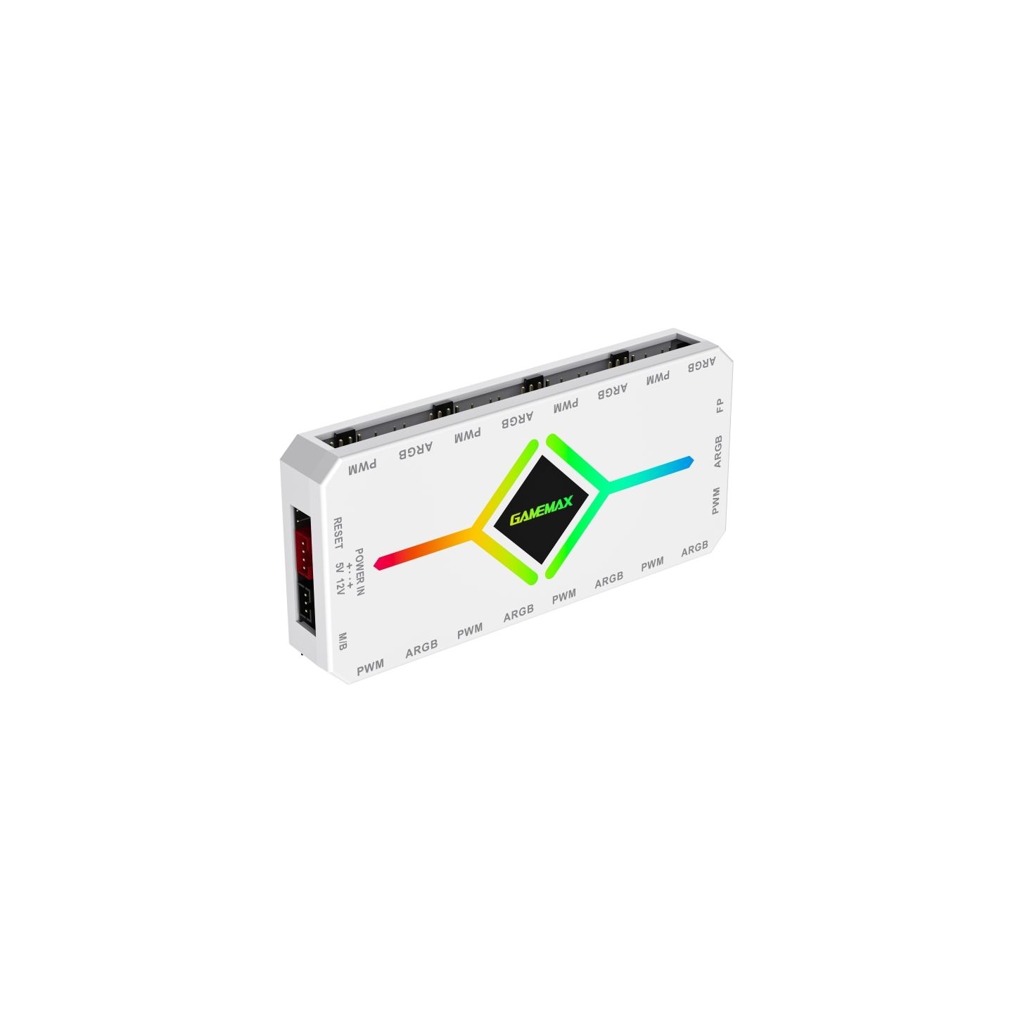 Gamemax | V4.0 ARGB PWM HUB WT | Hub for Gaming Chassis