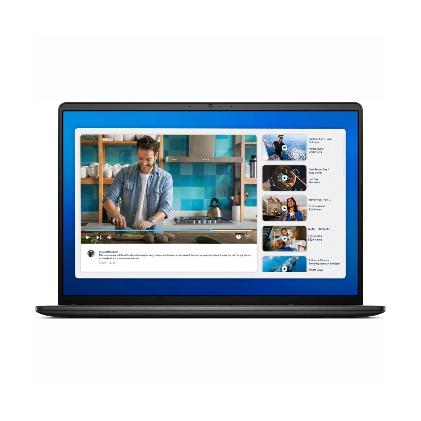 Dell 16 DC16250/ Core 5 -120U/ 8GB/ 512GB SSD/ Intel Graphics/  WLAN + BT/ 16" FHD+/ US Backlit Kb/ W11 Home/ 3yrs Basic Onsite 