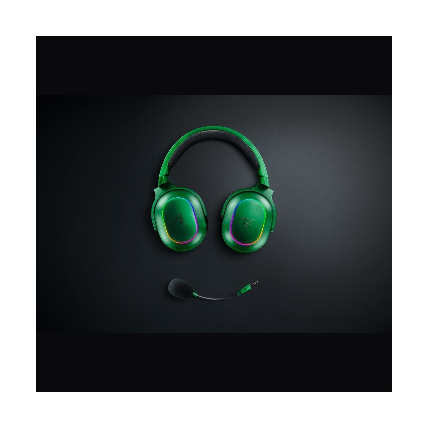 Razer Barracuda X Chroma Phantom Green Edition, Gaming Headset, Black, Oval Ear Cushions, 2.4 GHz Wireless / Bluetooth, Breathab