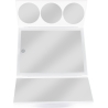 RIO MMFS-EU-L/1,6 Full Size Folding Mirror White