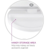 RIO MMFS-EU-L/1,6 Full Size Folding Mirror White