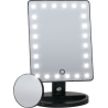 RIO MMSP-EU/2,4 24 LED Touch Dimmable Makeup Mirror Black