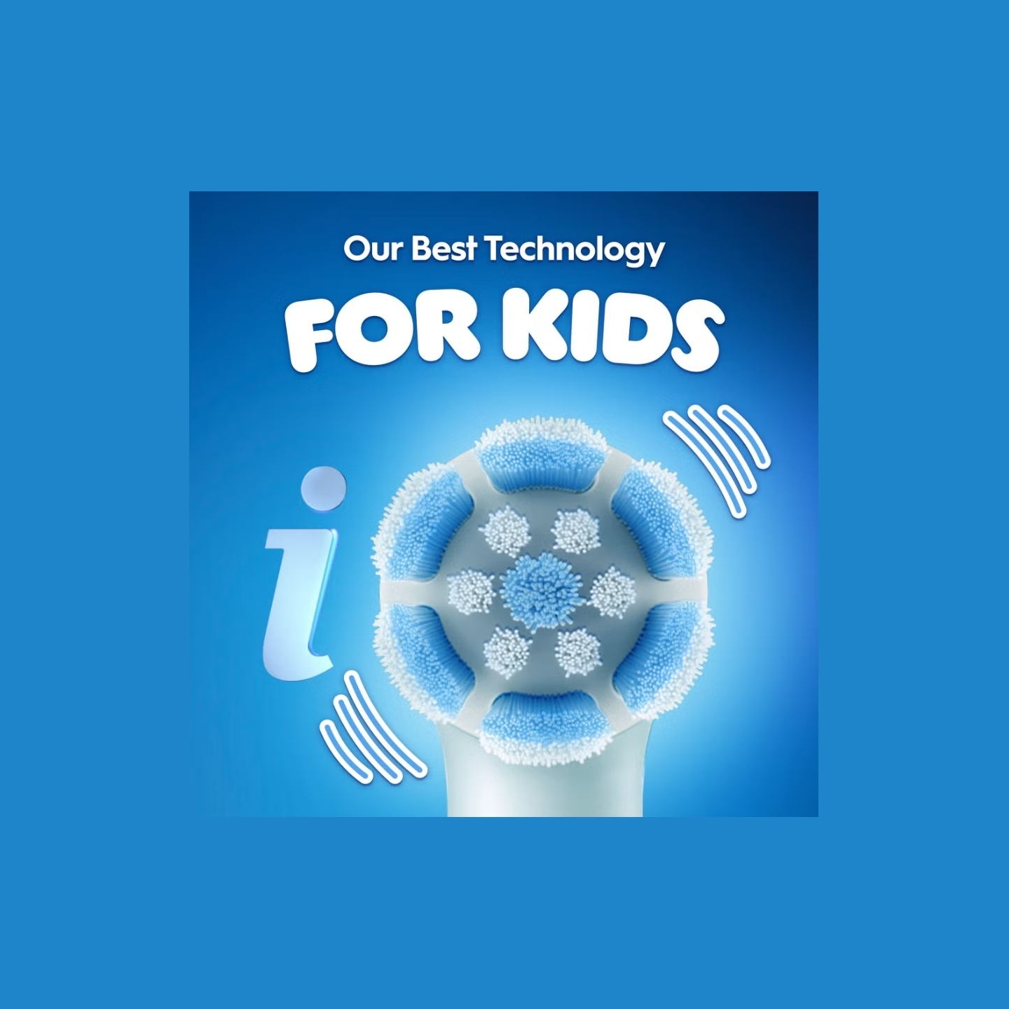Oral-B Electric Toothbrush with Travel Case, 6Y+ | iO Kids Disney Stitch | Rechargeable | For kids | Number of brush heads inclu