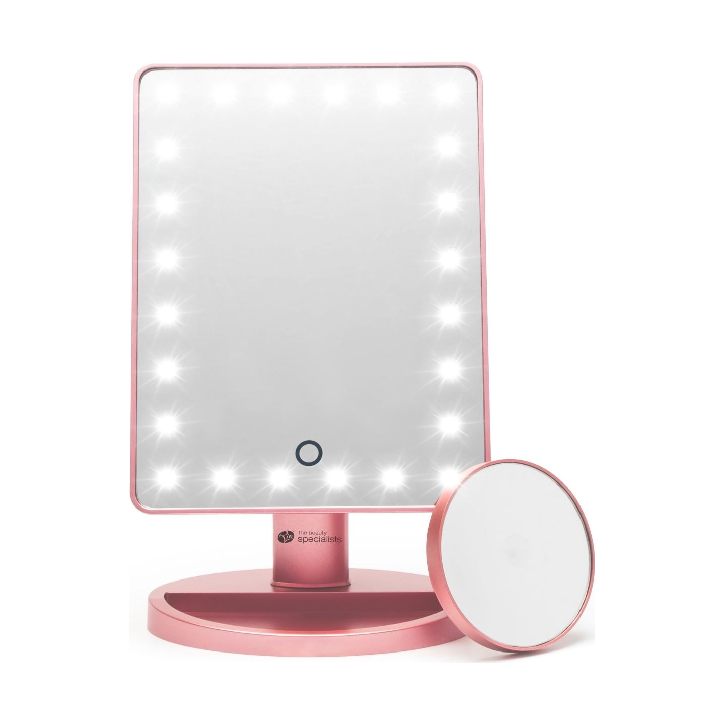 RIO MMSP-RG-EU/1,2 24 LED Touch Dimmable Makeup Mirror Rose Gold