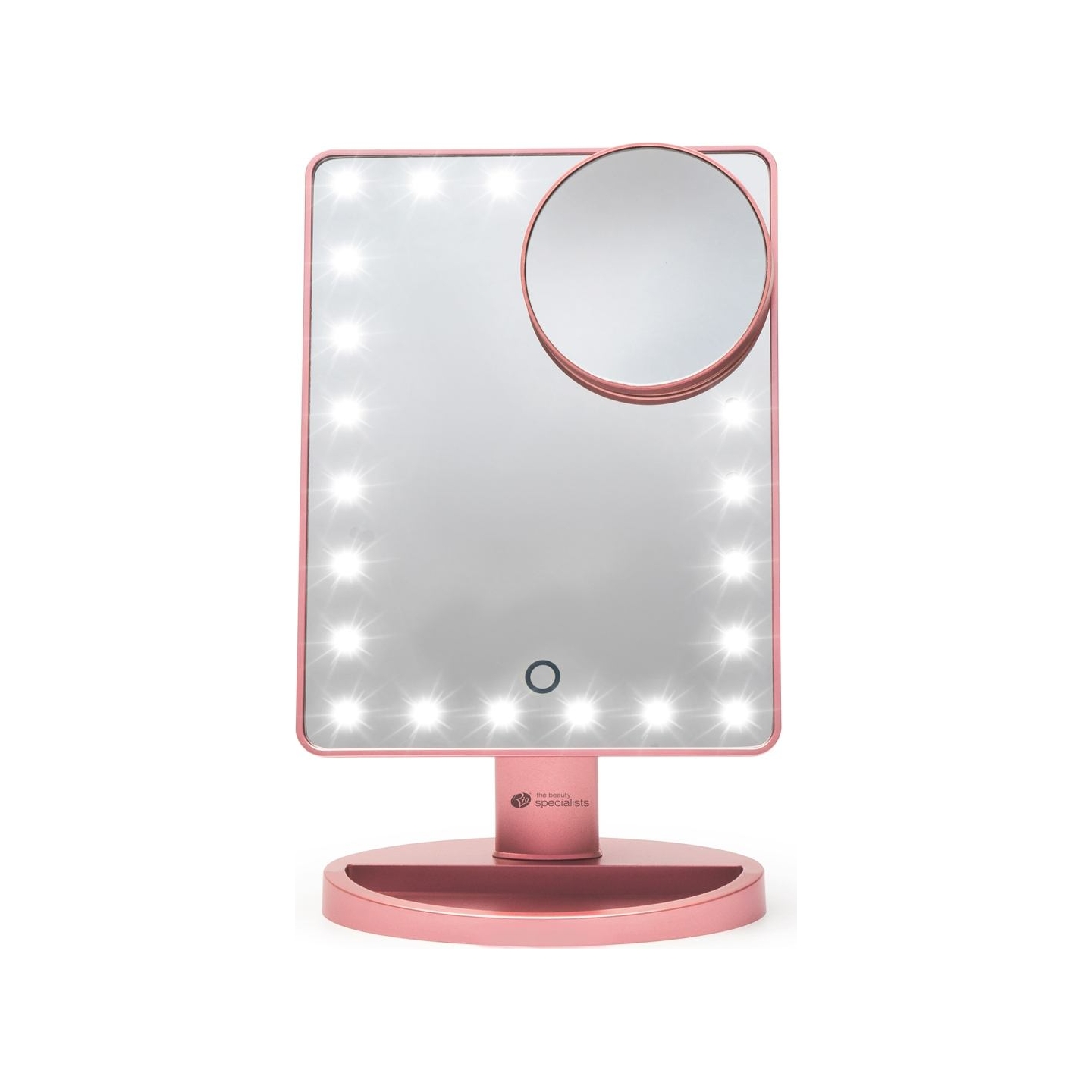 RIO MMSP-RG-EU/1,2 24 LED Touch Dimmable Makeup Mirror Rose Gold